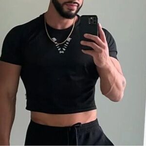 Black Men's Tank Top